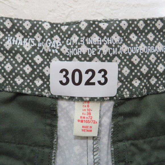 GAP* Women's 1.5" Belt Loop Hidden Hook/Zip Closure City 3" Shorts~ Size 6 - Picture 3 of 11